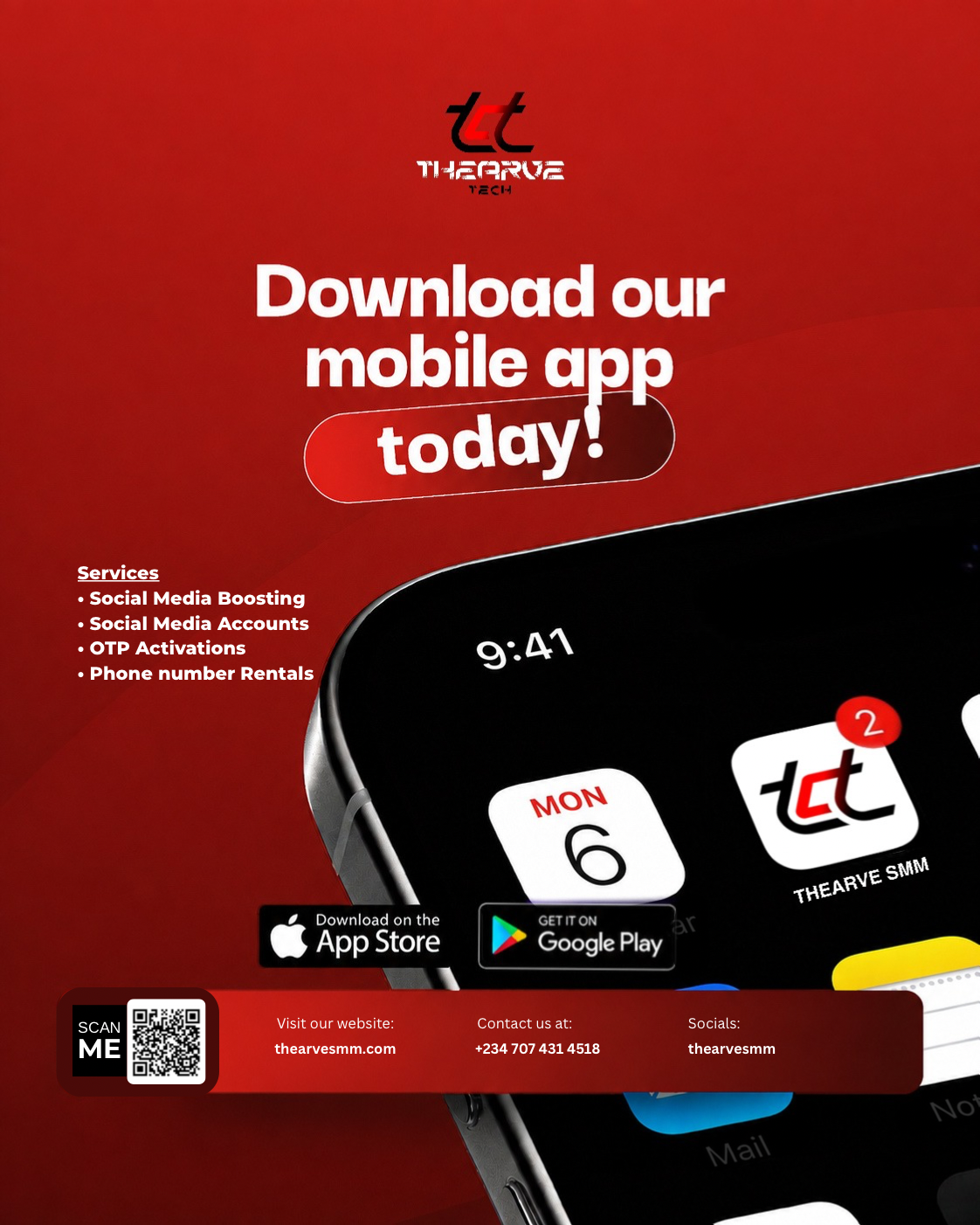 THEARVE SMM app launch artwork